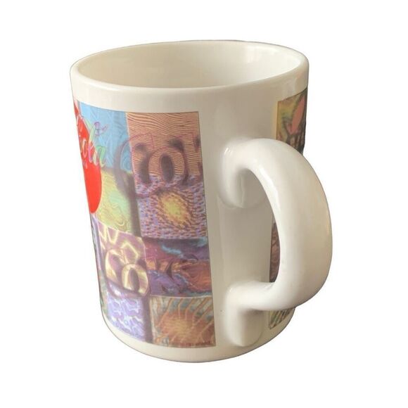 Vintage Coca-Cola 1997 Always Refreshing Collectible Retro Tiffany Look Mug HTF - Picture 5 of 10